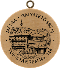 Turistická známka č. 146 - MÁTRA - GALYATETŐ 965m