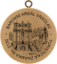 Turistická známka č. 2130 - Barokní areál Vraclav