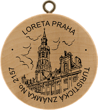Turistická známka č. 2157 - Loreta Praha