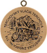 Turistická známka č. 718 - Terchovský vláčik Terchová