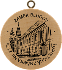 Turistická známka č. 2178 - Zámek Bludov