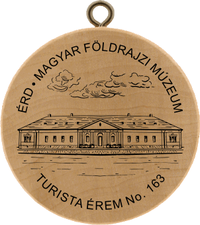 Turistická známka č. 163 - ÉRD - MAGYAR FÖLDRAJZI MÚZEUM