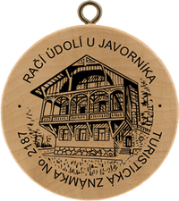 Turistická známka č. 2187 - Račí Udolí u Javorníka