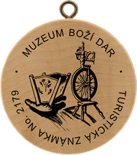 Turistická známka č. 2179 - Muzeum Boží Dar