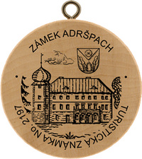 Turistická známka č. 2197 - Zámek Adršpach