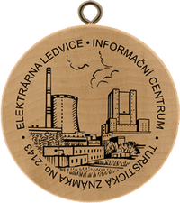 Turistická známka č. 2143 - Elektrárna Ledvice - Informační centrum