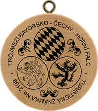 Turistická známka č. 2199 - Trojmezí Čechy - Bavorsko - Horní Falc