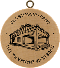 Turistická známka č. 2211 - Vila Stiassni, Brno