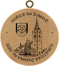 Turistická známka č. 2205 - Hořice na Šumavě