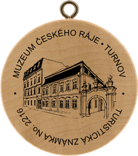 Turistická známka č. 2216 - Muzeum Českého ráje - Turnov