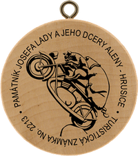 Turistická známka č. 2213 - Památník Josefa Lady a jeho dcery Aleny