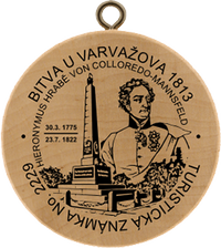 Turistická známka č. 2229 - Bitva u Varvažova 1813