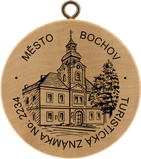 Turistická známka č. 2234 - Město Bochov