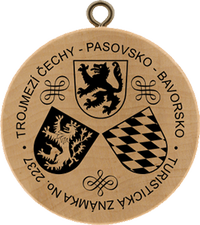 Turistická známka č. 2237 - Trojmezí Čechy - Pasovsko - Bavorsko