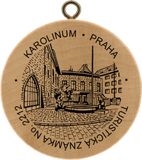 Turistická známka č. 2212 - Karolinum, Praha