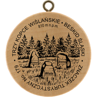Turistická známka č. 179 - Trzy Kopce Wiślańskie – Beskid Śląski