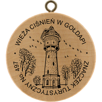Turistická známka č. 497 - Wieża ciśnień w Gołdapi