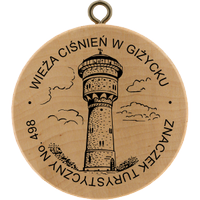 Turistická známka č. 498 - Wieża ciśnień w Giżycku