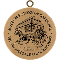 Turistická známka č. 185 - Muzeum Powozów Galowice