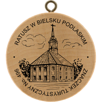 Turistická známka č. 496 - Ratusz barokowy w Bielsku Podlaskim