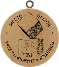 Turistická známka č. 2244 - Město Dačice