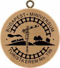 Turistická známka č. 196 - BUDAPEST - MINIVERSUM