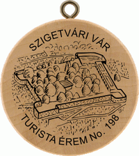 Turistická známka č. 198 - SZIGETVÁRI VÁR