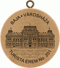 Turistická známka č. 201 - BAJA - VÁROSHÁZA