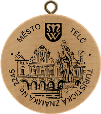 Turistická známka č. 2245 - Město Telč