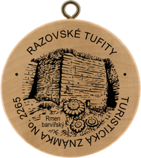 Turistická známka č. 2265 - Razovské tufity