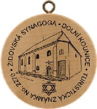 Turistická známka č. 2270 - Židovská synagoga, Dolní Kounice