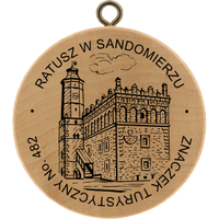Turistická známka č. 482 - Ratusz w Sandomierzu