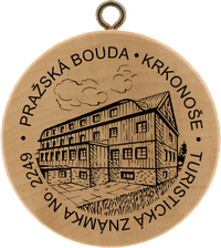 Turistická známka č. 2249 - Pražská bouda, Krkonoše