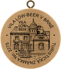 Turistická známka č. 2275 - Vila Löw-Beer v Brně