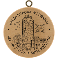 Turistická známka č. 428 - Wieża Bracka w Lubaniu