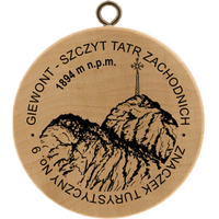 Turistická známka č. 9 - Giewont - szczyt Tatr Zachodnich