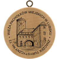 Turistická známka č. 72 - Wieża Pachołków Miejskich w Lubsku