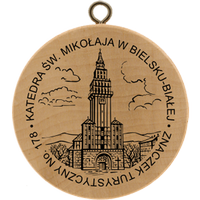 Turistická známka č. 178 - Katedra św. Mikołaja w Bielsku-Białej 
