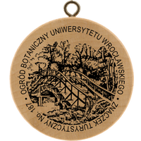 Turistická známka č. 187 - Ogród Botaniczny Uniwersytetu Wrocławskiego