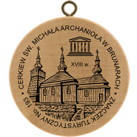 Turistická známka č. 193 - Cerkiew św. Michała Archanioła w Brunarach
