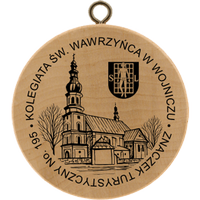 Turistická známka č. 195 - Kolegiata św. Wawrzyńca w Wojniczu