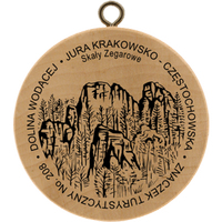 Turistická známka č. 208 - Dolina Wodącej – Jura Krakowsko – Częstochowska
