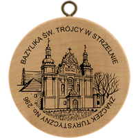 Turistická známka č. 296 - Bazylika Św. Trójcy w Strzelnie