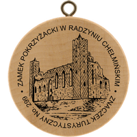 Turistická známka č. 299 - Zamek Pokrzyżacki w Radzyniu Chełmińskim