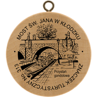 Turistická známka č. 313 - Most św. Jana w Kłodzku