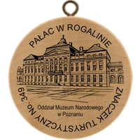 Turistická známka č. 349 - Pałac w Rogalinie
