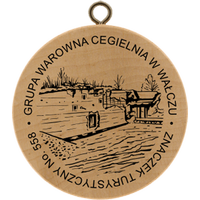Turistická známka č. 558 - Grupa Warowna Cegielnia w Wałczu