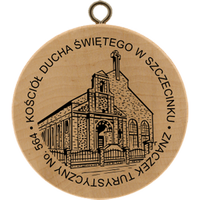 Turistická známka č. 564 - Kościół Ducha Świętego w Szczecinku