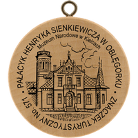 Turistická známka č. 571 - Pałacyk Henryka Sienkiewicza w Oblęgorku