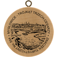 Turistická známka č. 594 - Mysłowice - Trójkąt Trzech Cesarzy